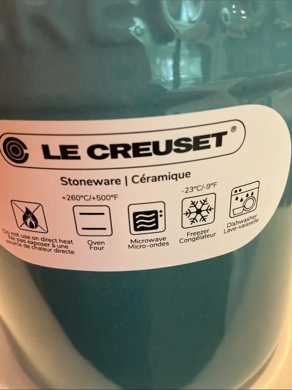 Le Creuset Caribbean Blue Ombré Utensils Crock - 1L
